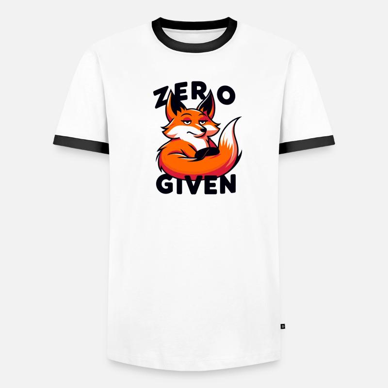 Zero Given - Fox Illustration Men's Ringer Shirt