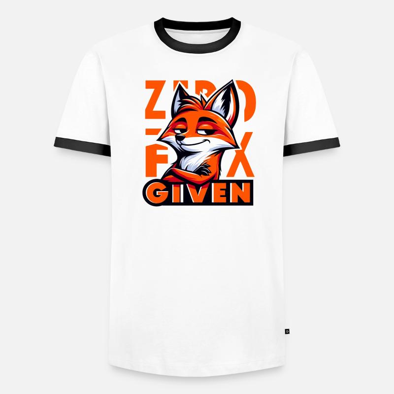 Zero Given - Fox Illustration Men's Ringer Shirt