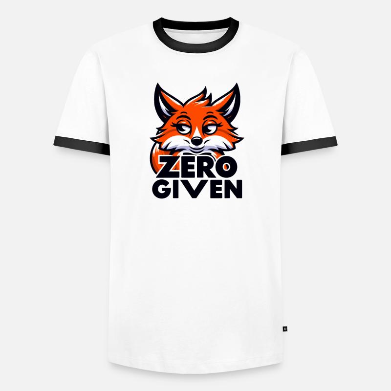 Zero Given - Fox Illustration Men's Ringer Shirt