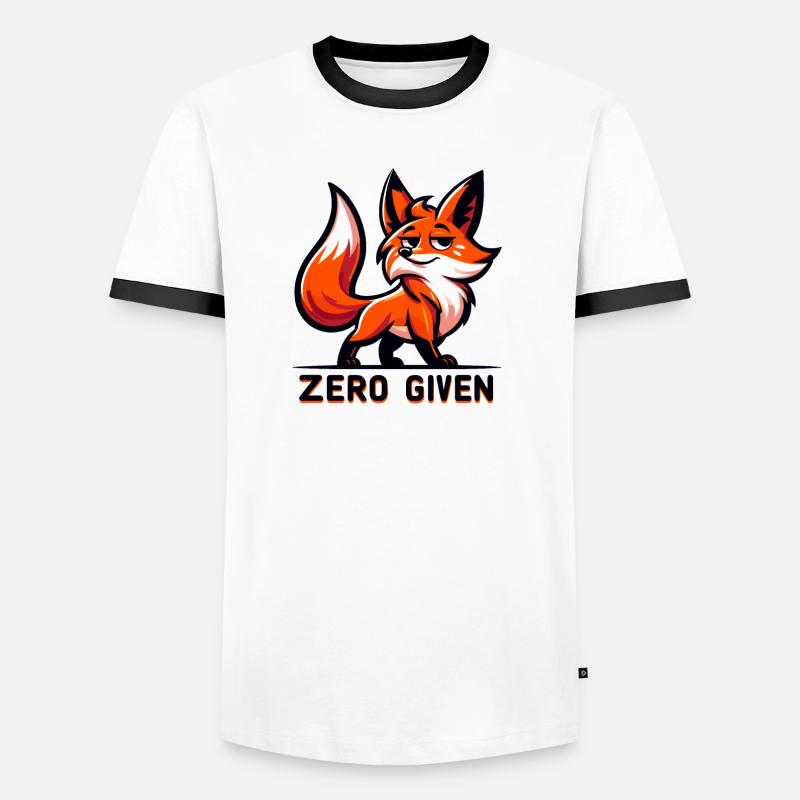 Zero Given - Fox Illustration Men's Ringer Shirt