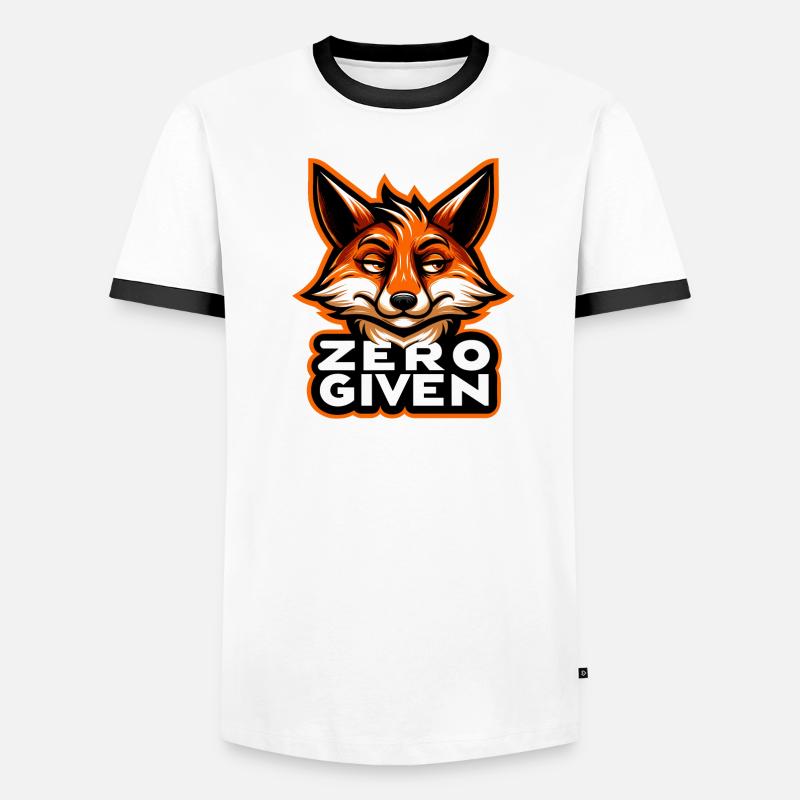 Zero Given - Fox Illustration Men's Ringer Shirt