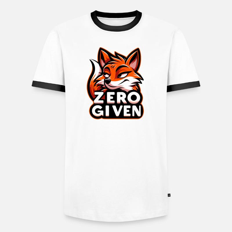 Zero Given - Fox Illustration Men's Ringer Shirt