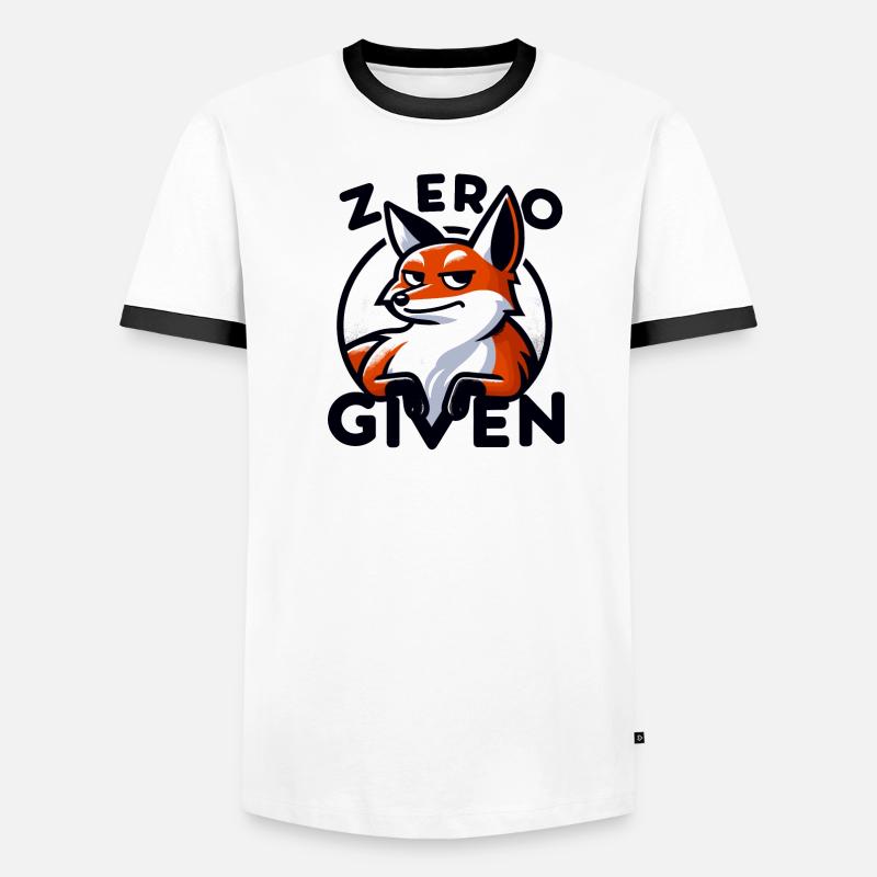 Zero Given - Fox Illustration Men's Ringer Shirt