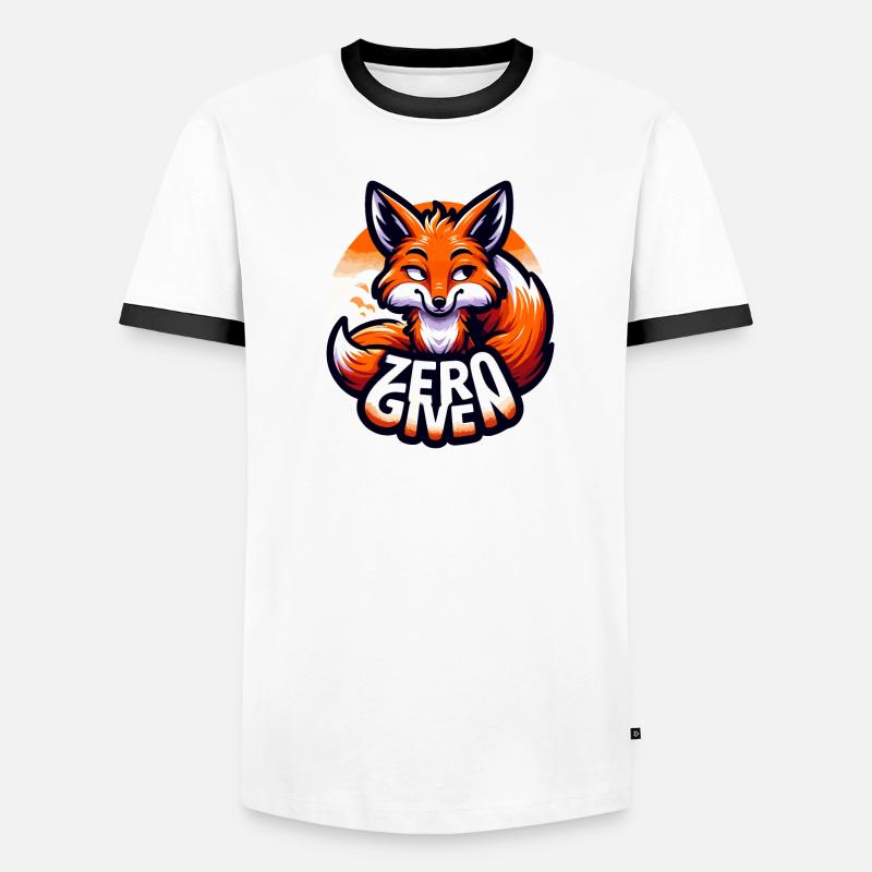 Zero Given - Fox Illustration Men's Ringer Shirt