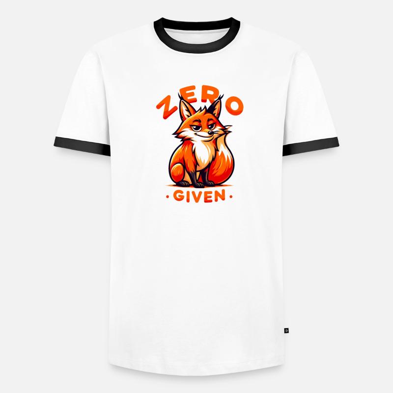Zero Given - Fox Illustration Men's Ringer Shirt