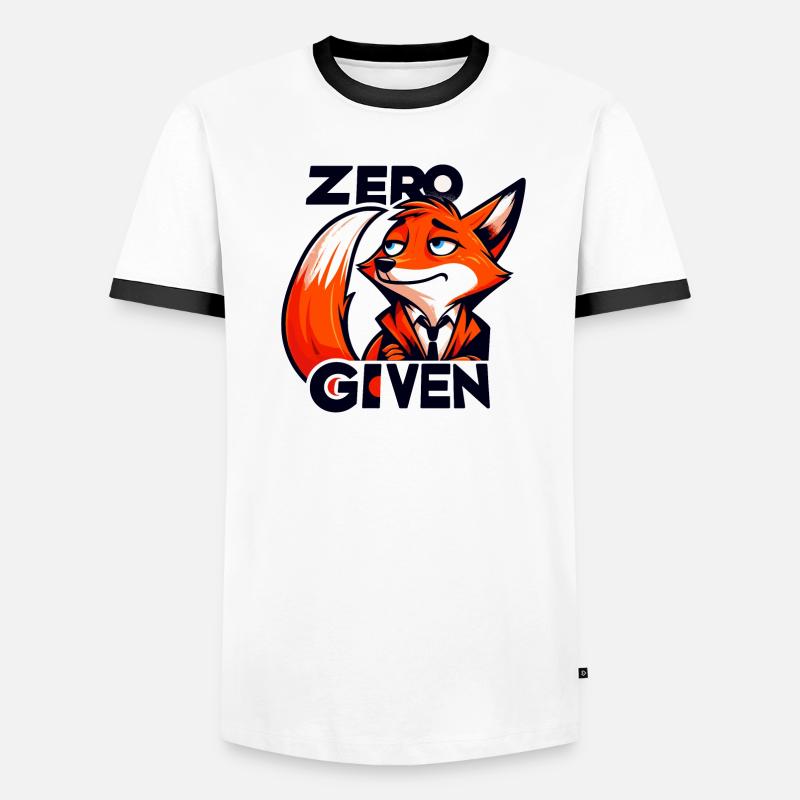 Zero Given - Fox Illustration Men's Ringer Shirt