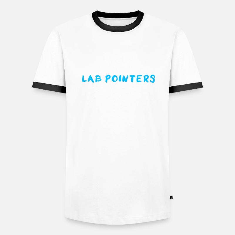 Lab Pointer Männer Kontrast-T-Shirt