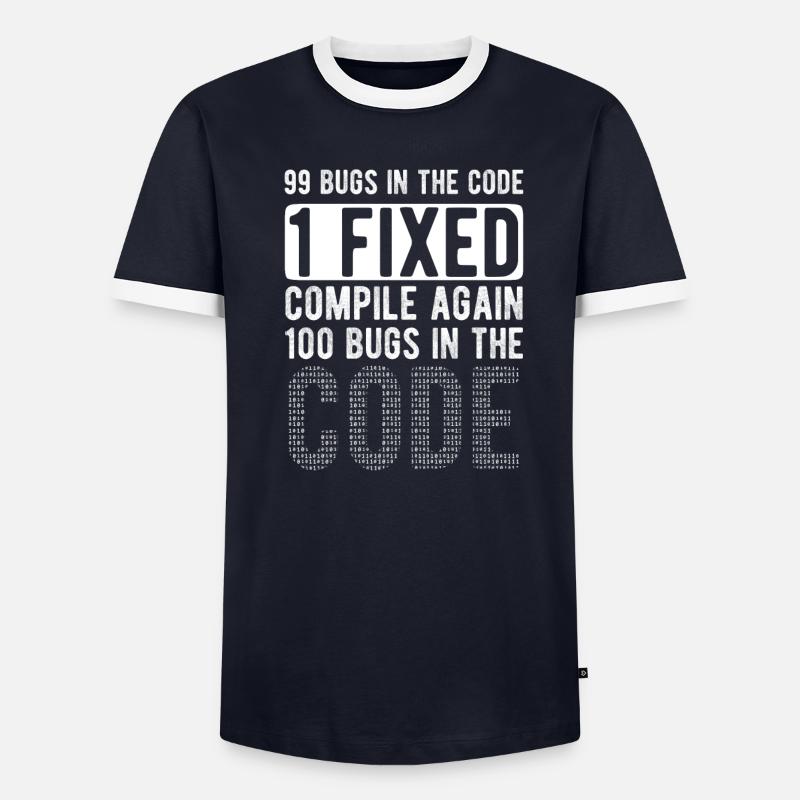 Software Ingenieur Informatiker Programmierer - Männer Kontrast-T-Shirt - undefined