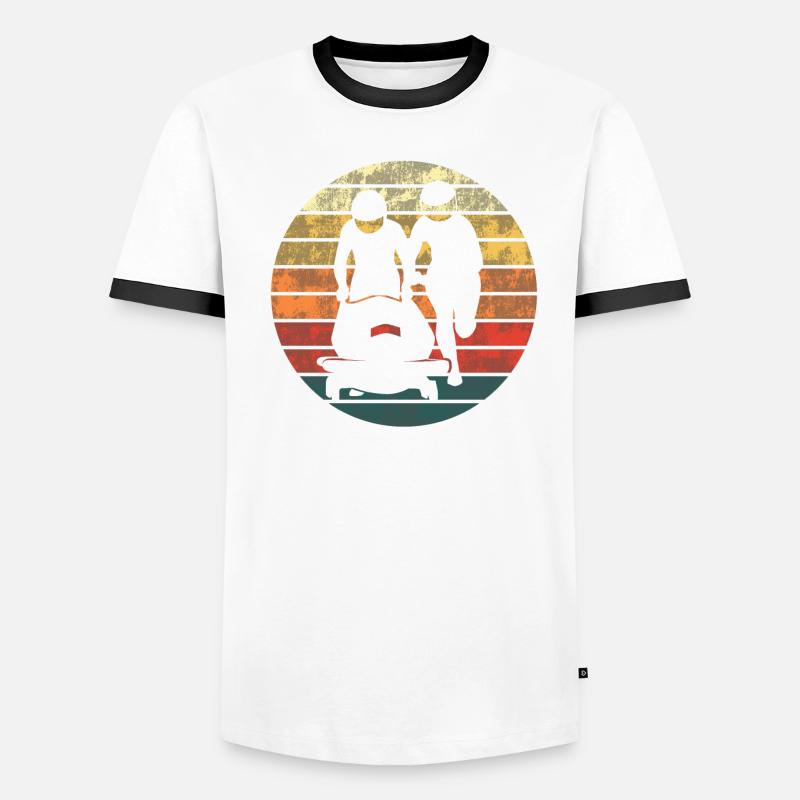 Bobsleigh Bobsleigh Retro Gift Men's Ringer Shirt
