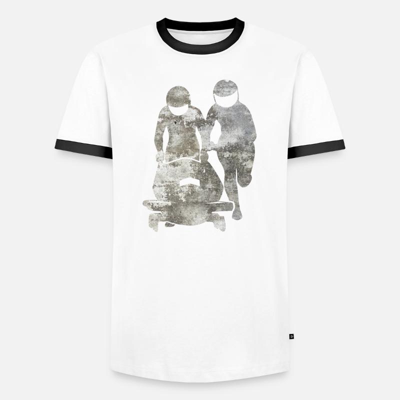 Bobsleigh Bobsleigh Bobsleigh Bobsleigh Cadeau des fans T-shirt contrasté Homme