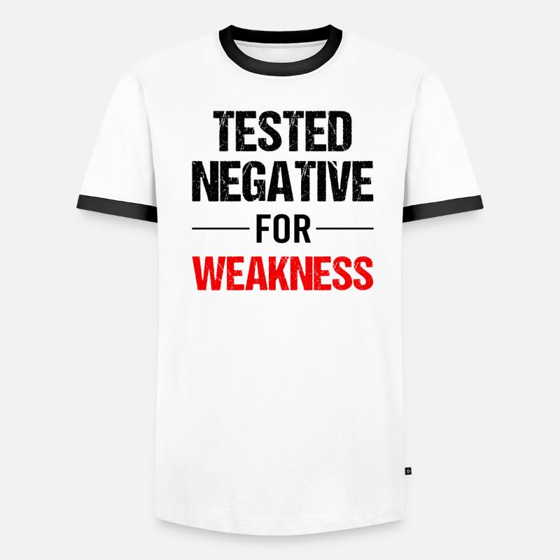 Strength: Undetectably weak Men's Ringer Shirt