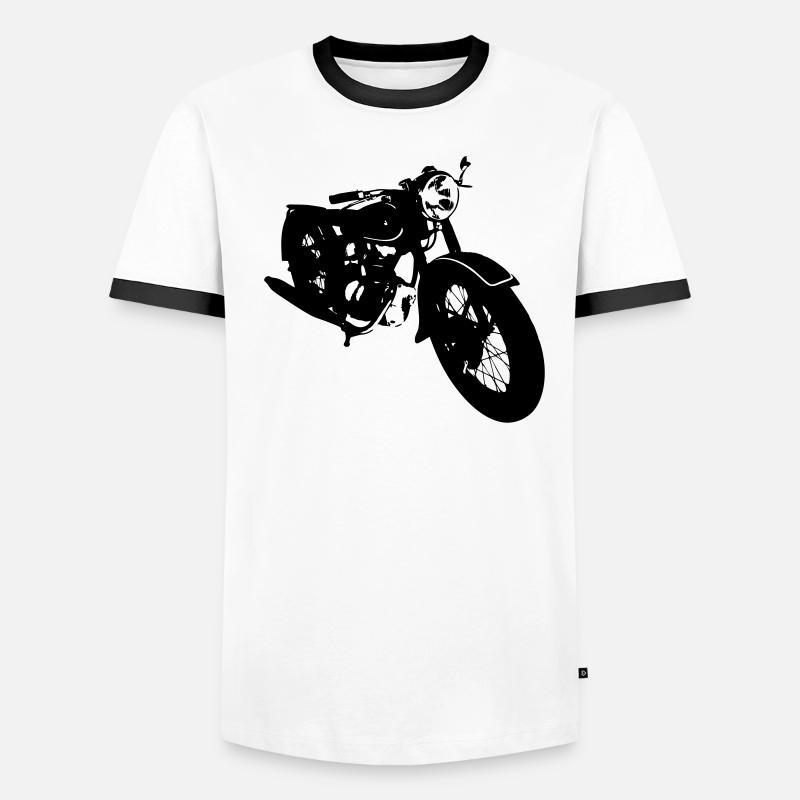 Simson AWO Touren Oldtimer Männer Kontrast-T-Shirt