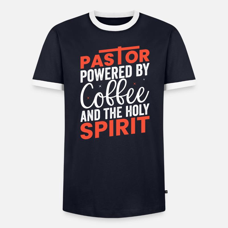 Pasteur pasteur clergé Reverend Cadeaux T-shirt contrasté Homme
