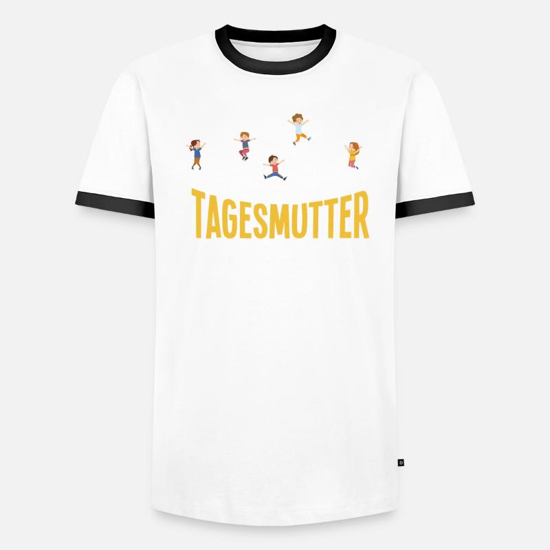 Tagesmutter Lustiges Tagesmutter Geschenk Männer Kontrast-T-Shirt