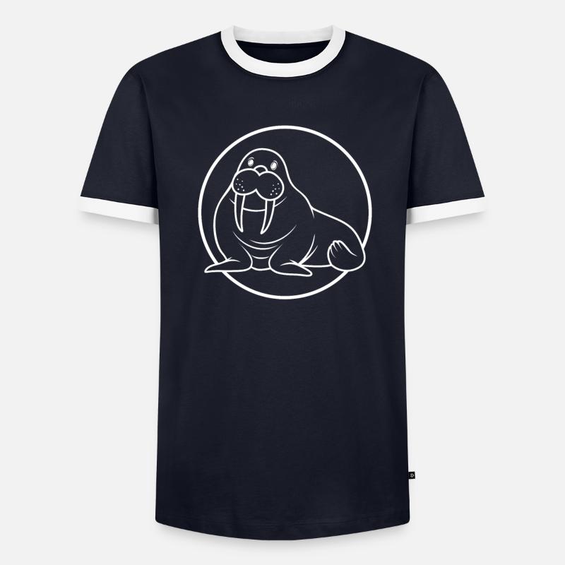 Walrus Walrus Gift Gift - Men's Ringer Shirt - undefined