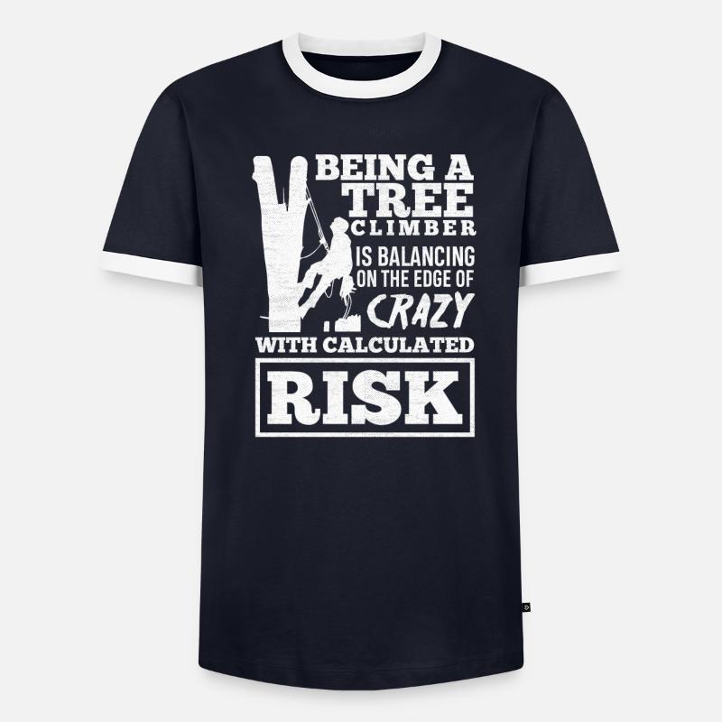 Baumpfleger Baumkletterer Baumpflege - Männer Kontrast-T-Shirt - undefined
