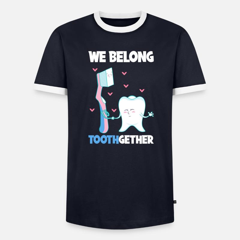 Dentiste Assistant dentaire Assistant dentaire Cadeau T-shirt contrasté Homme