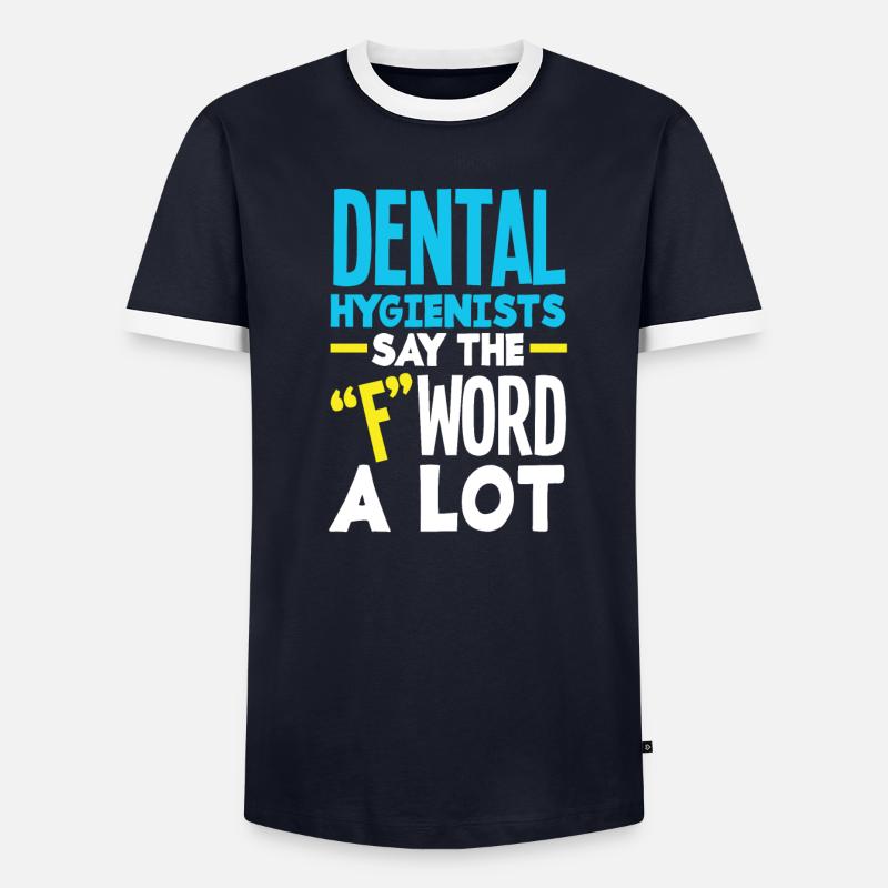 Dentiste Assistant dentaire Assistant dentaire Cadeau T-shirt contrasté Homme