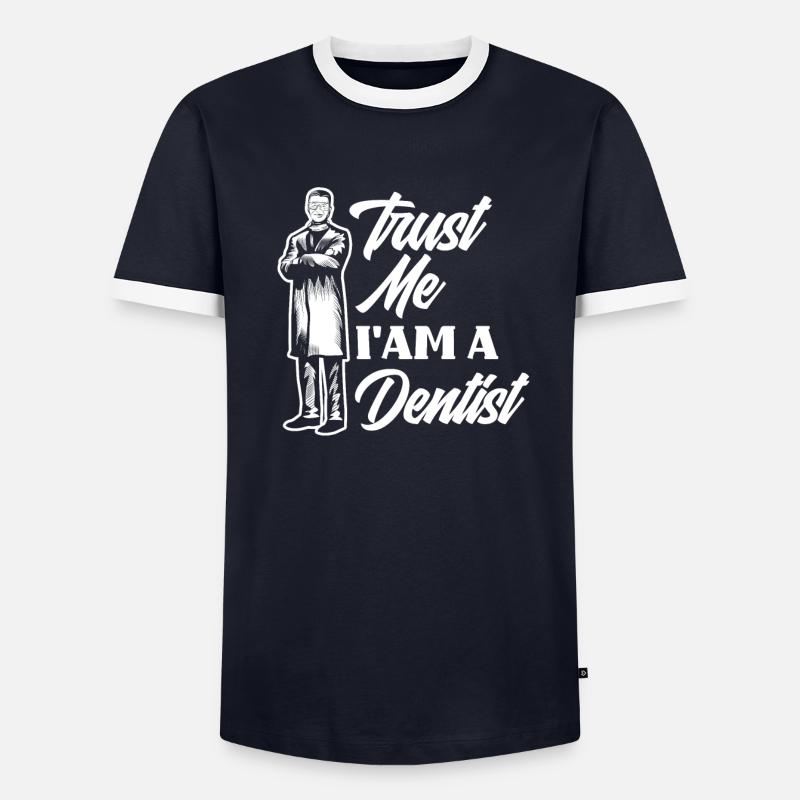 Dentiste Assistant dentaire Cadeau d’assistant dentaire T-shirt contrasté Homme