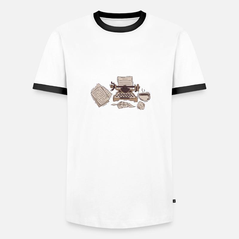 Author Author Funny Author Gift Men's Ringer Shirt