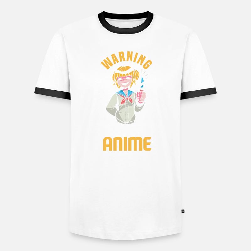 Funny Anime Gift Men's Ringer Shirt