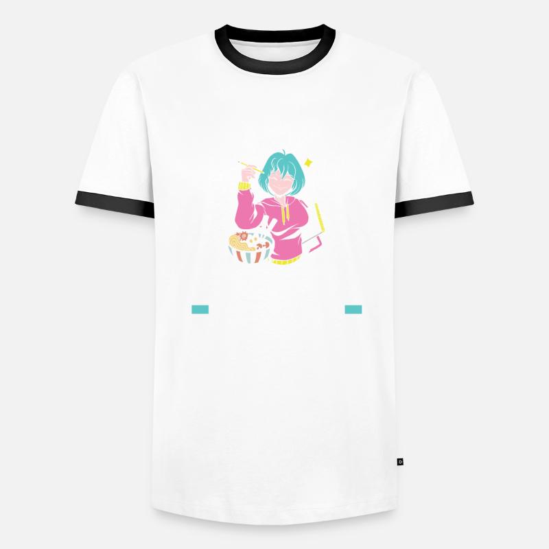 Funny Anime Gift Men's Ringer Shirt
