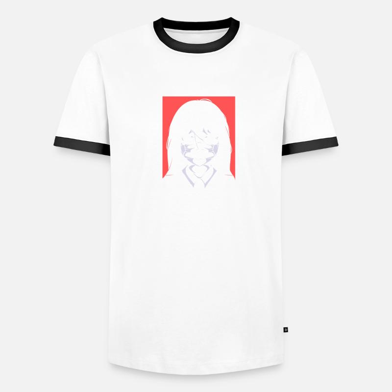 Funny Anime Gift Men's Ringer Shirt