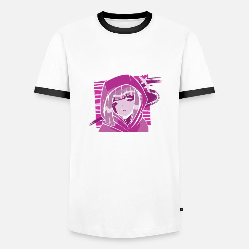 Funny Anime Gift Men's Ringer Shirt