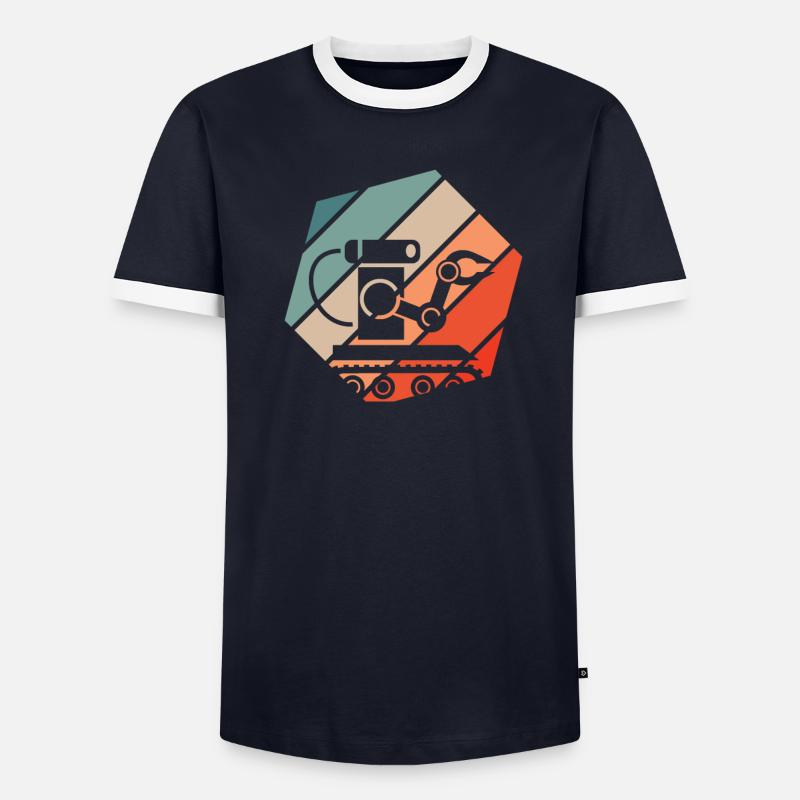 Robotics Robot Programmer - Men's Ringer Shirt - undefined