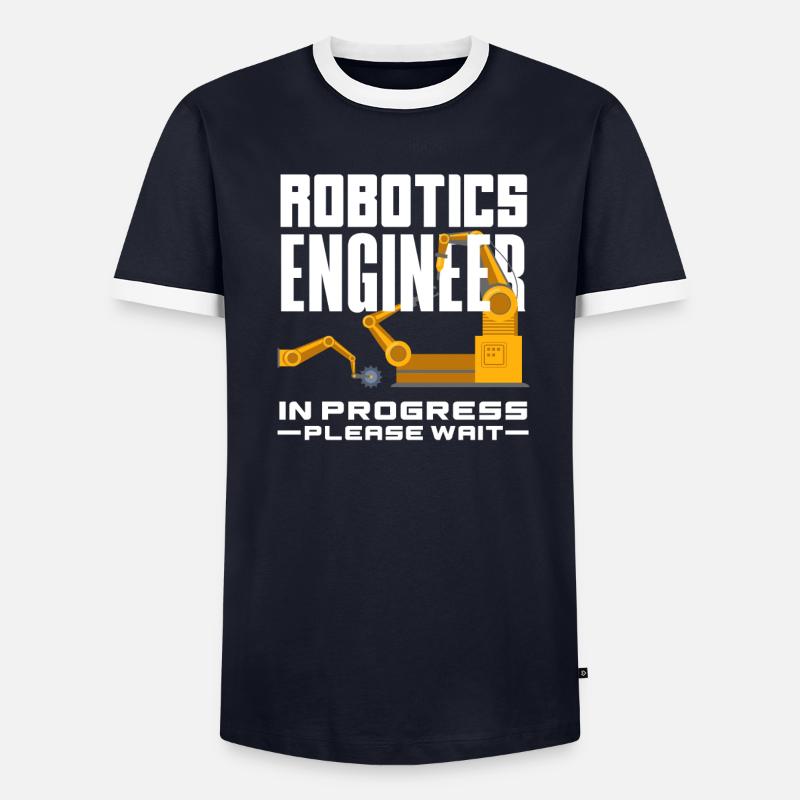 Robotics Robot Programmer - Men's Ringer Shirt - undefined