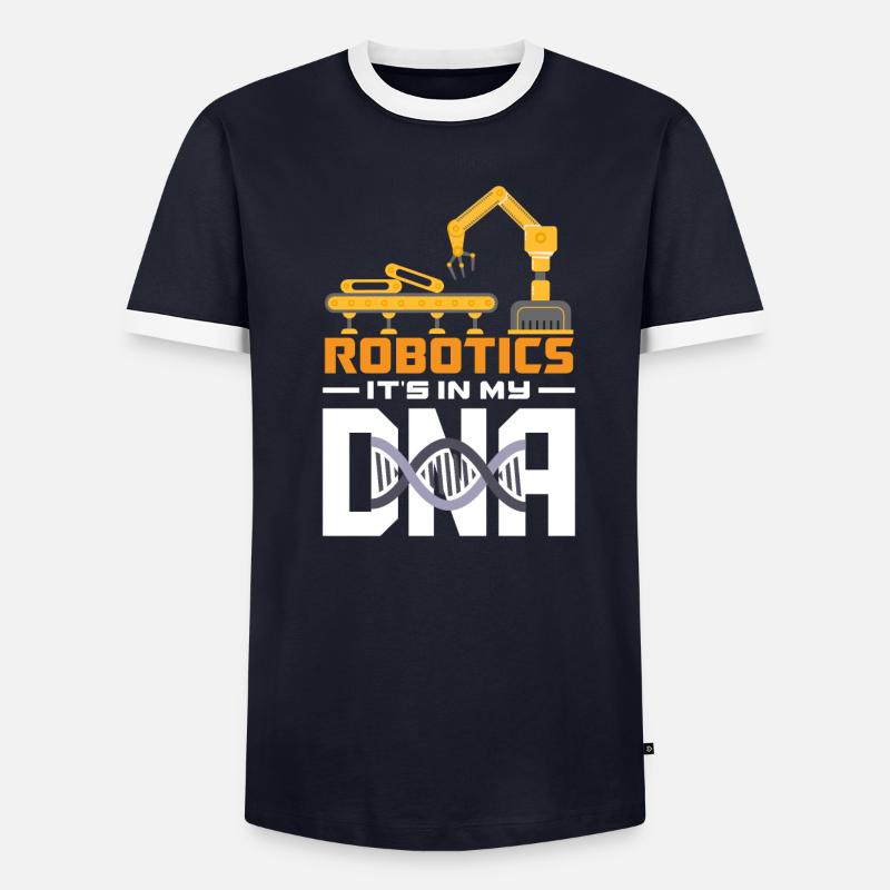Robotics Robot Programmer - Men's Ringer Shirt - undefined