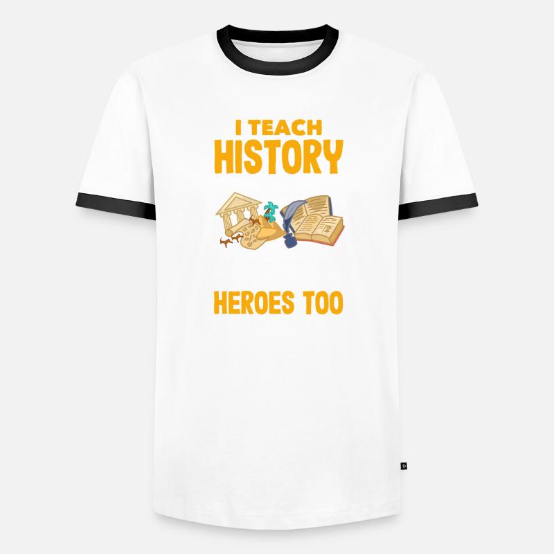 Drôle de professeur Cadeau d’enseignant T-shirt contrasté Homme