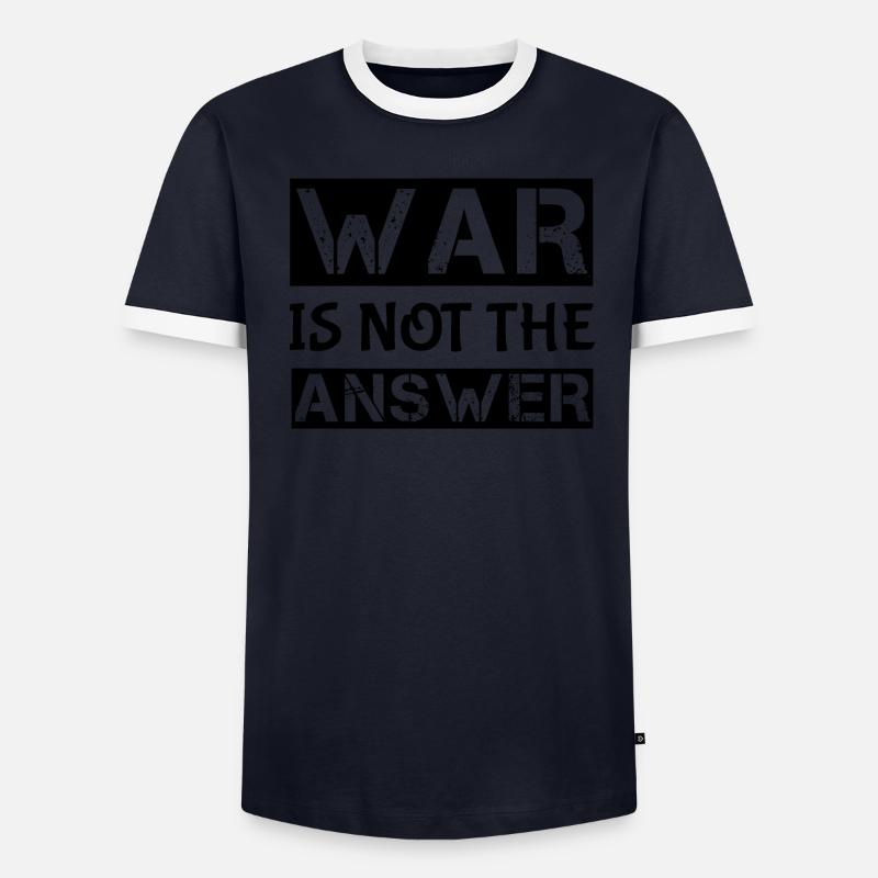 War T-shirt contrasté Homme