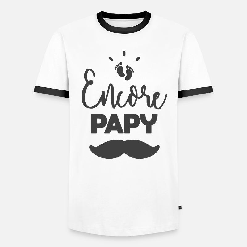 Encore papy T-shirt contrasté Homme