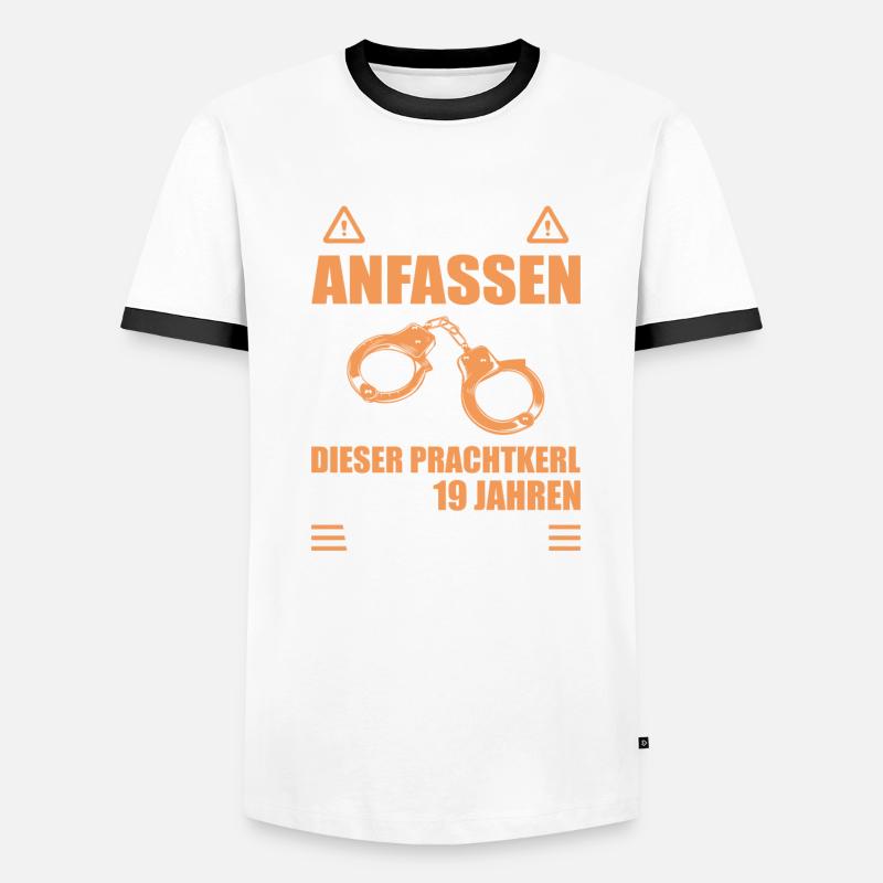 Perlmutthochzeit Ehemann 19. Hochzeitstag Geschenk Männer Kontrast-T-Shirt