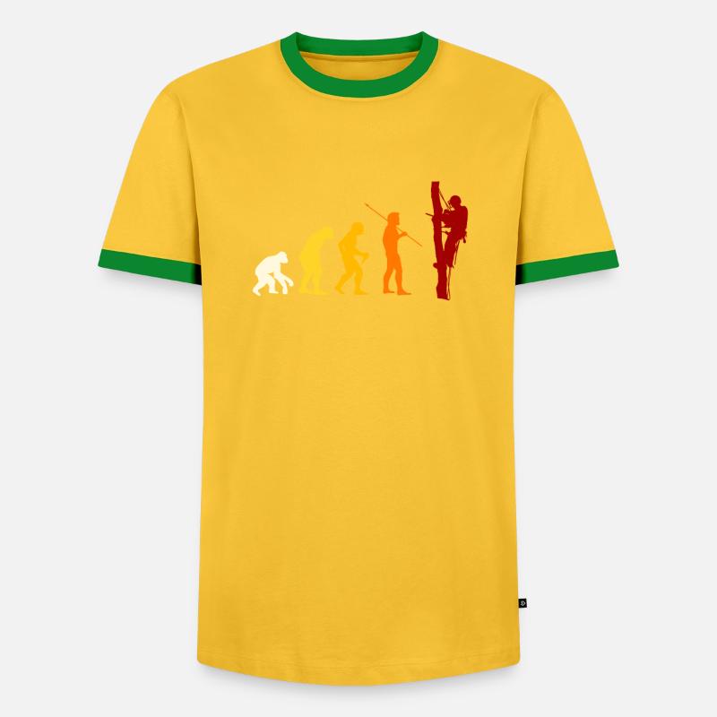 Arborist Evolution - Men's Ringer Shirt - undefined