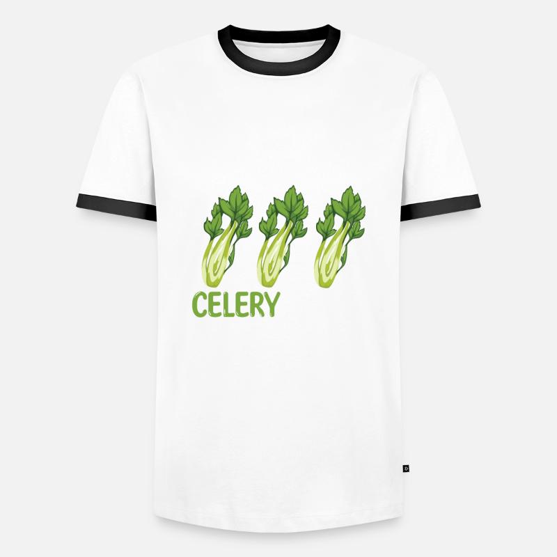 Cadeau de céleri T-shirt contrasté Homme
