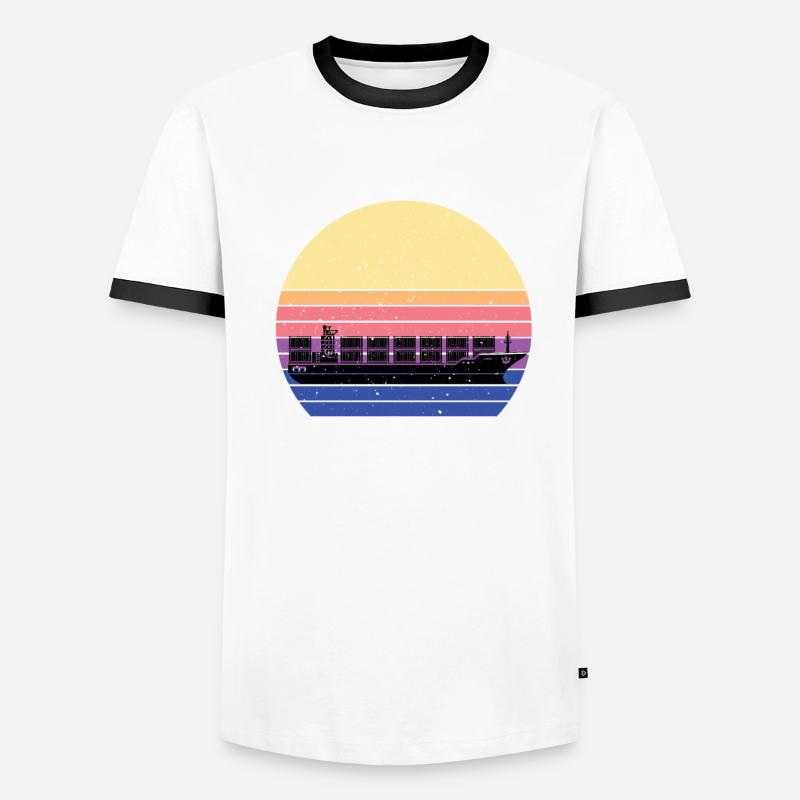 Container ship Men's Ringer Shirt