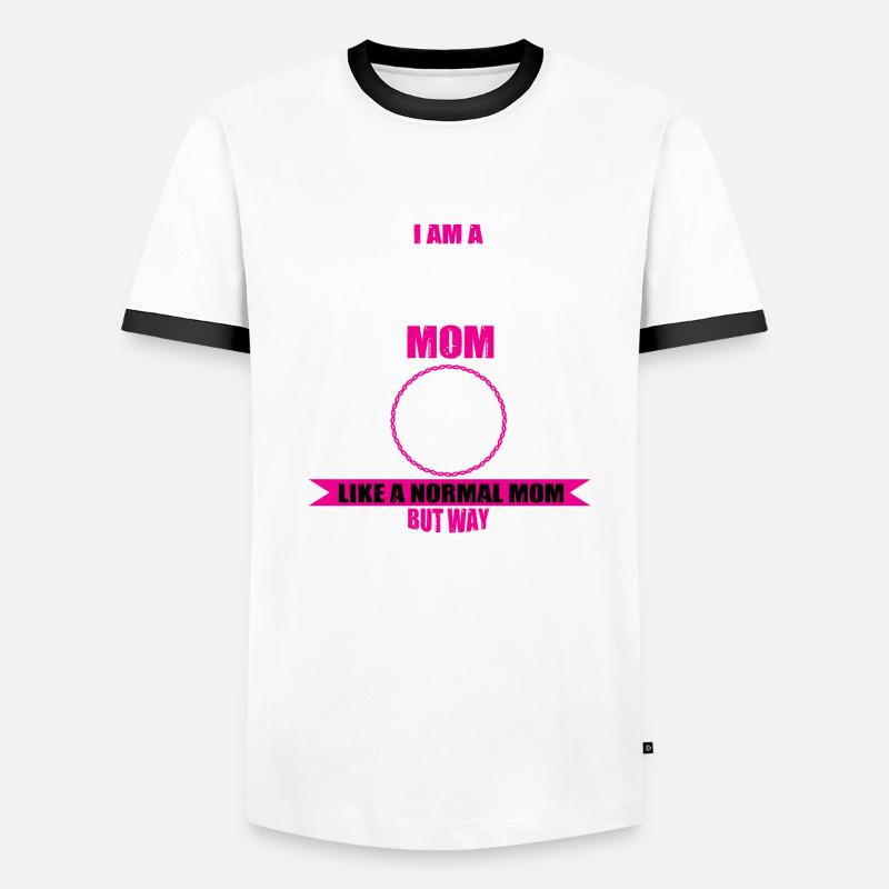 Rollers Mama Road Construction Men's Ringer Shirt