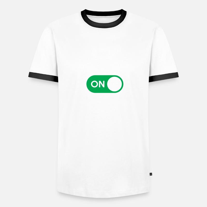 Mode Night Shift activé T-shirt contrasté Homme