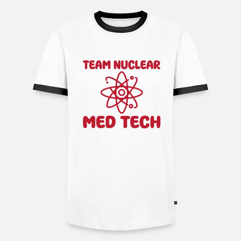 Équipe Technologue en médecine nucléaire T-shirt contrasté Homme
