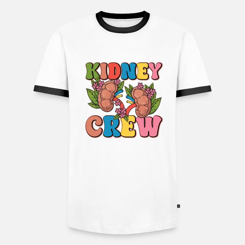 Équipe de dialyse T-shirt contrasté Homme
