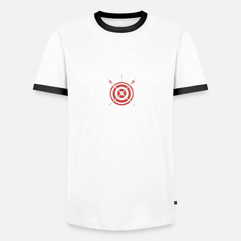 Bogenschießen Archery Männer Kontrast-T-Shirt