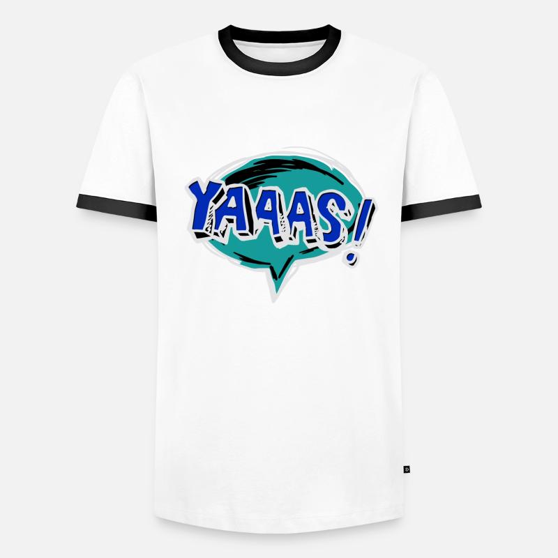 Yaaa's comic style Men's Ringer Shirt