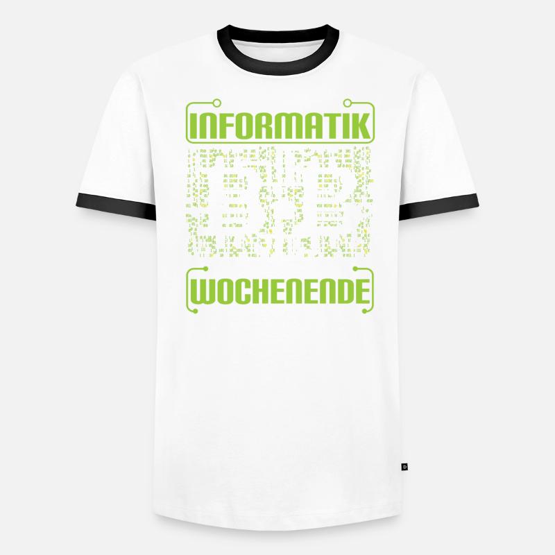 Informatikstudent Programmierer Männer Kontrast-T-Shirt