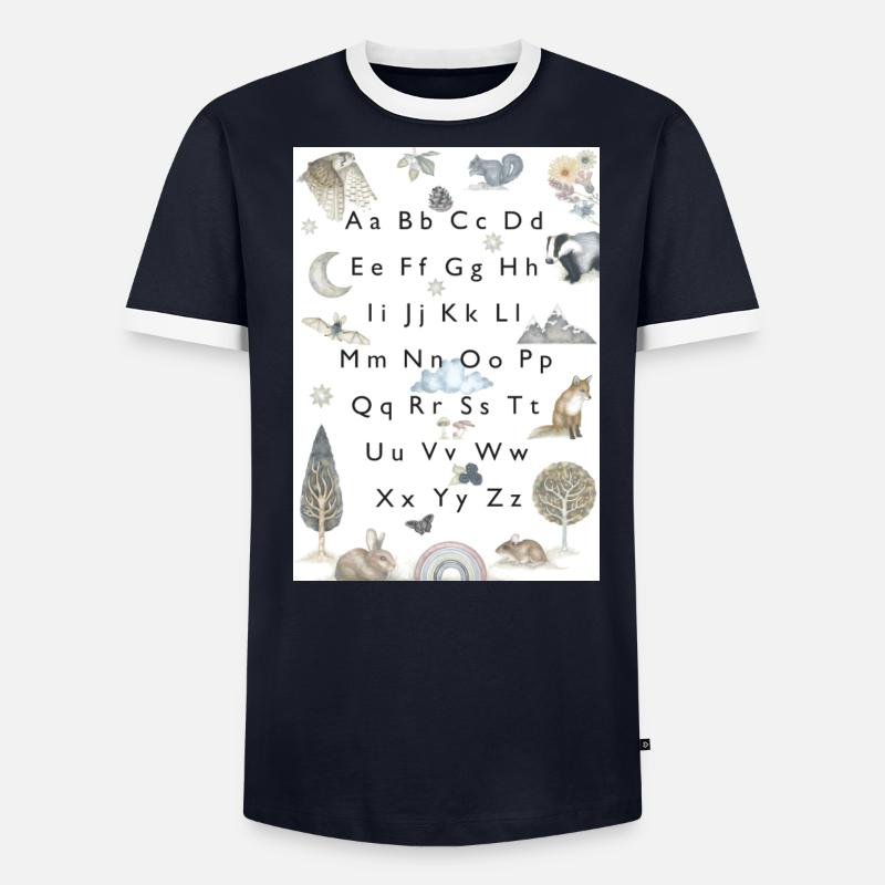 Faune de la forêt. T-shirt contrasté Homme