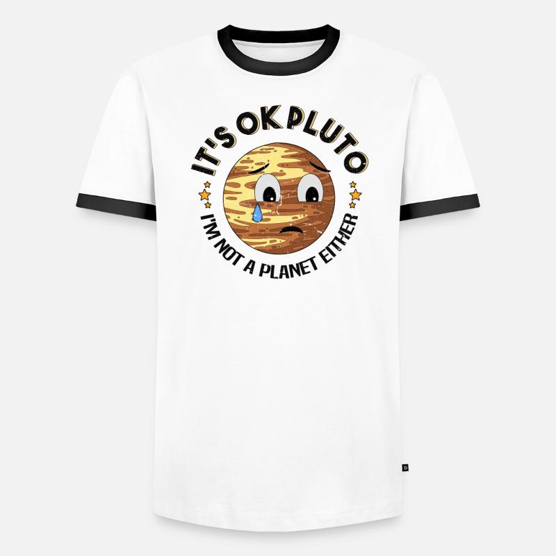 Pluto Planet Pluto Day Men's Ringer Shirt