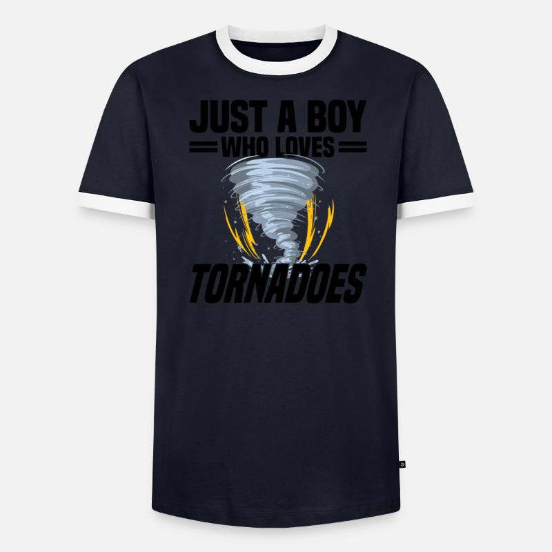 Tornado Hunter Tornado Tornado Chaser Ouragan T-shirt contrasté Homme