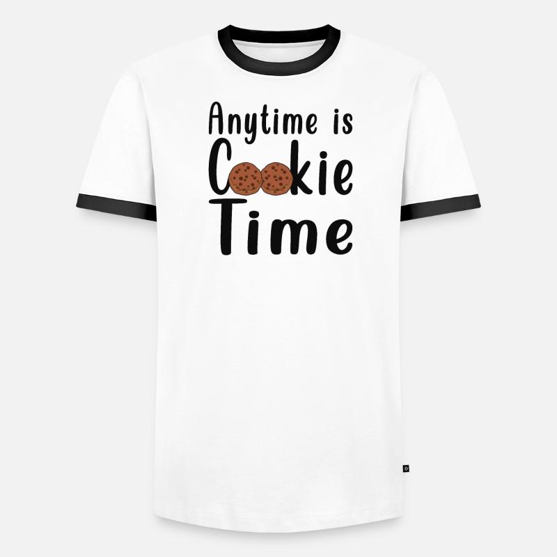 Biscuit Biscuits Biscuits Pâtisseries Biscuits au chocolat T-shirt contrasté Homme