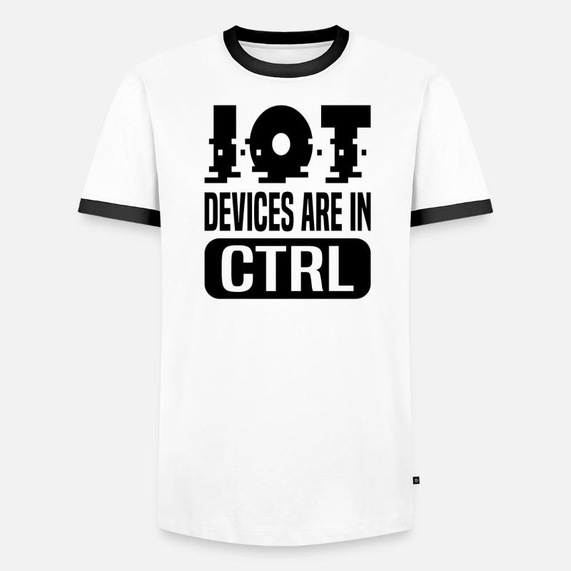 Internet Des Objets IOT Programmeur Admin IT T-shirt contrasté Homme
